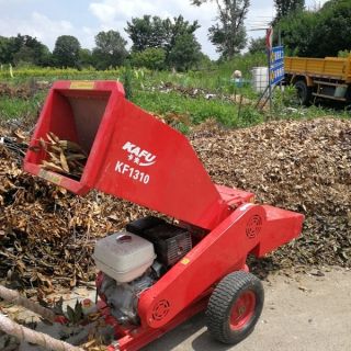 上海樹枝粉碎機，卡夫樹木粉碎機樹葉秸稈粉碎設備